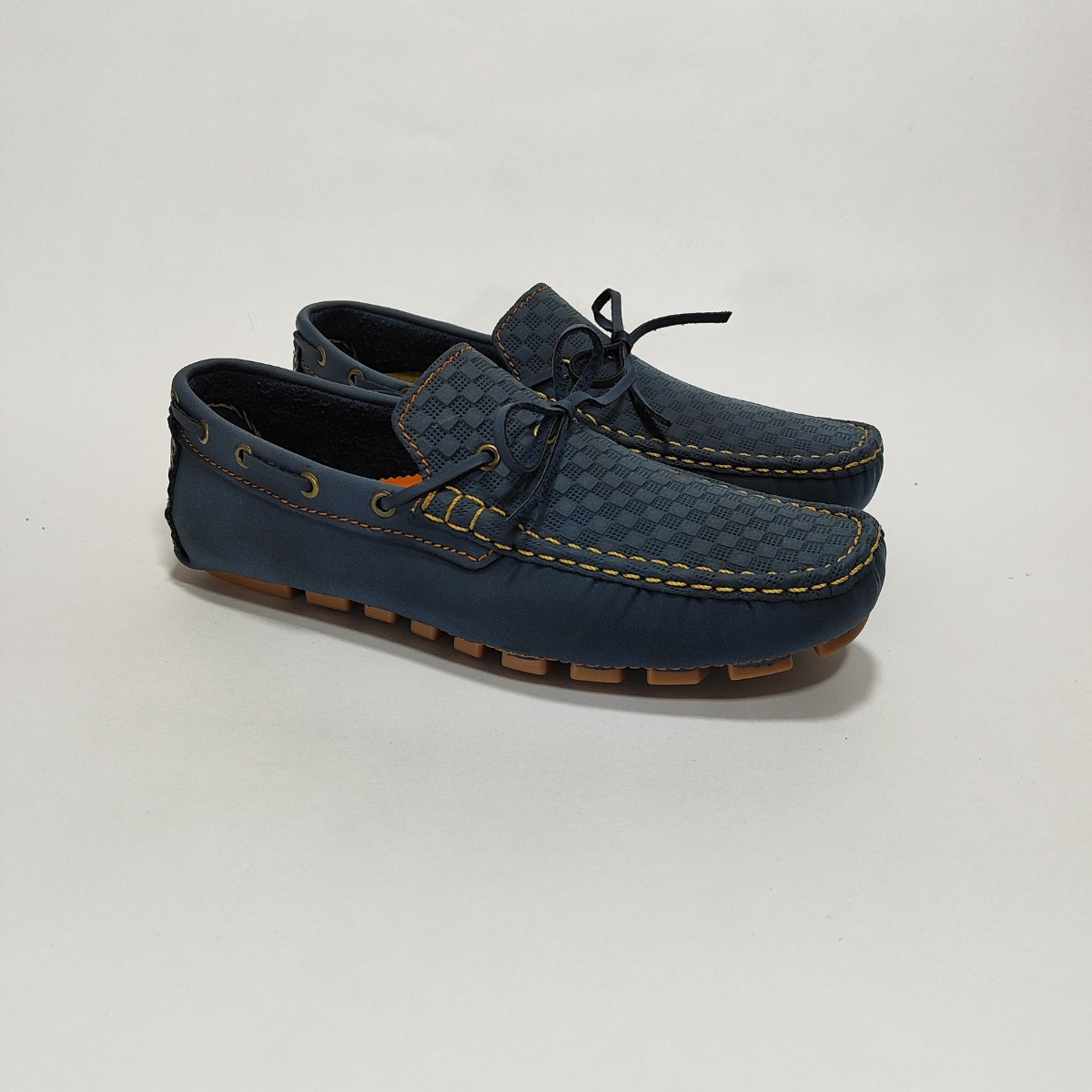 BCS - Mocasin REF 208 Azul con Cordones