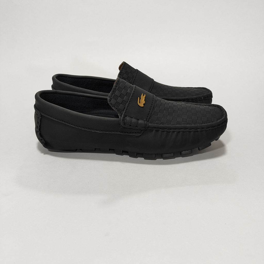 BCS - Mocasin REF 213 Negro pin  Metalico