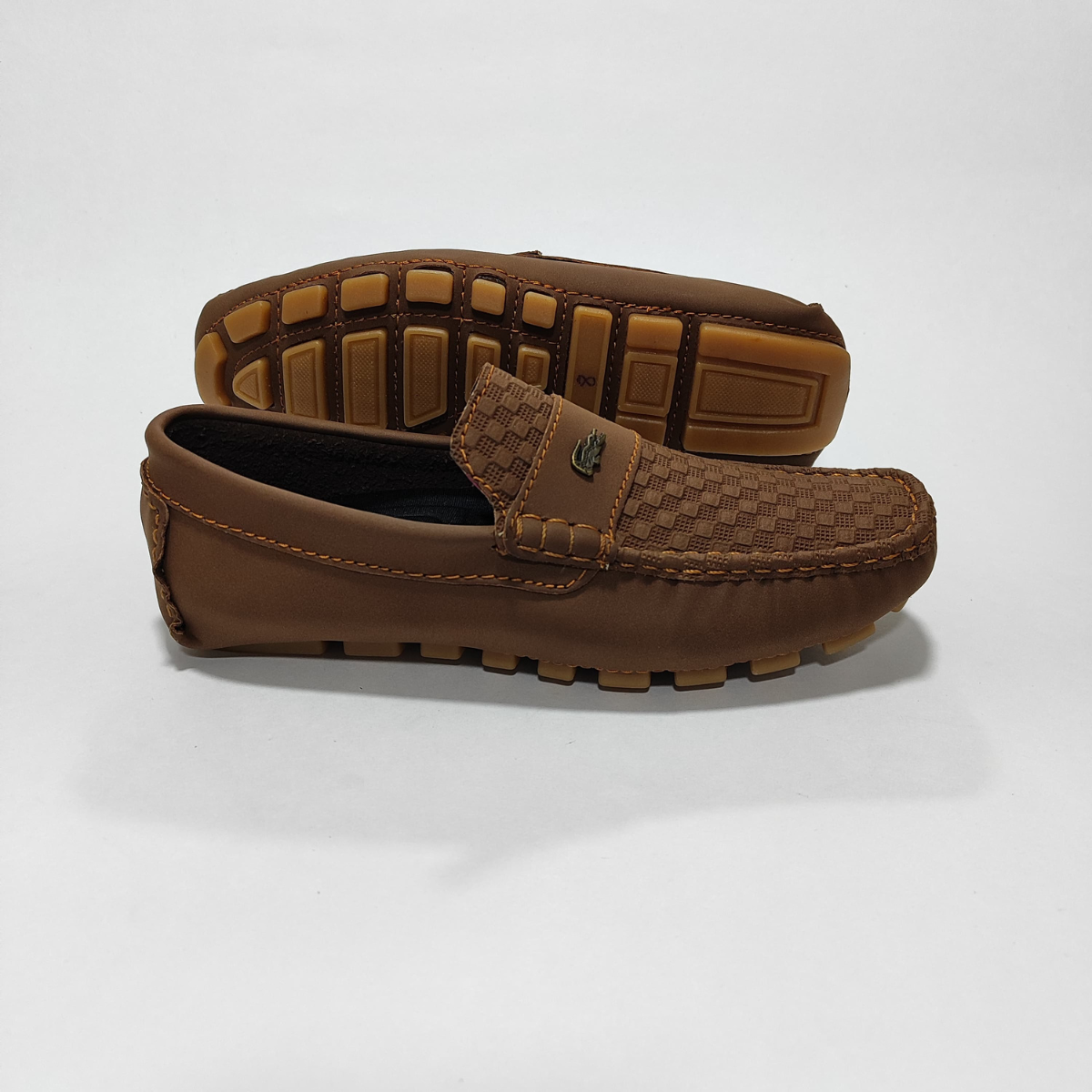 Mocasin Chocolate Costuras Miel 222