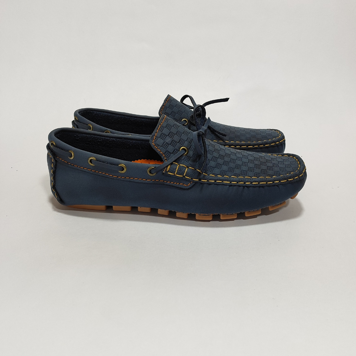 Mocasin Azul con Cordones 208