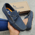 Mocasin Azul con Cordones 208